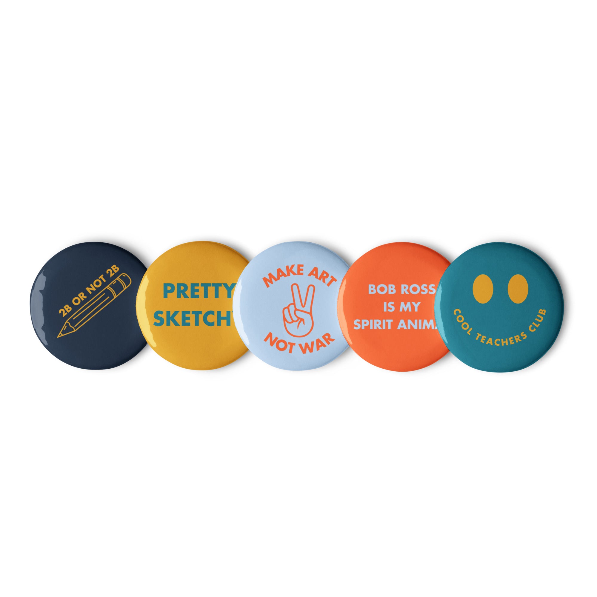'Art Teacher' Set of badges (v2).