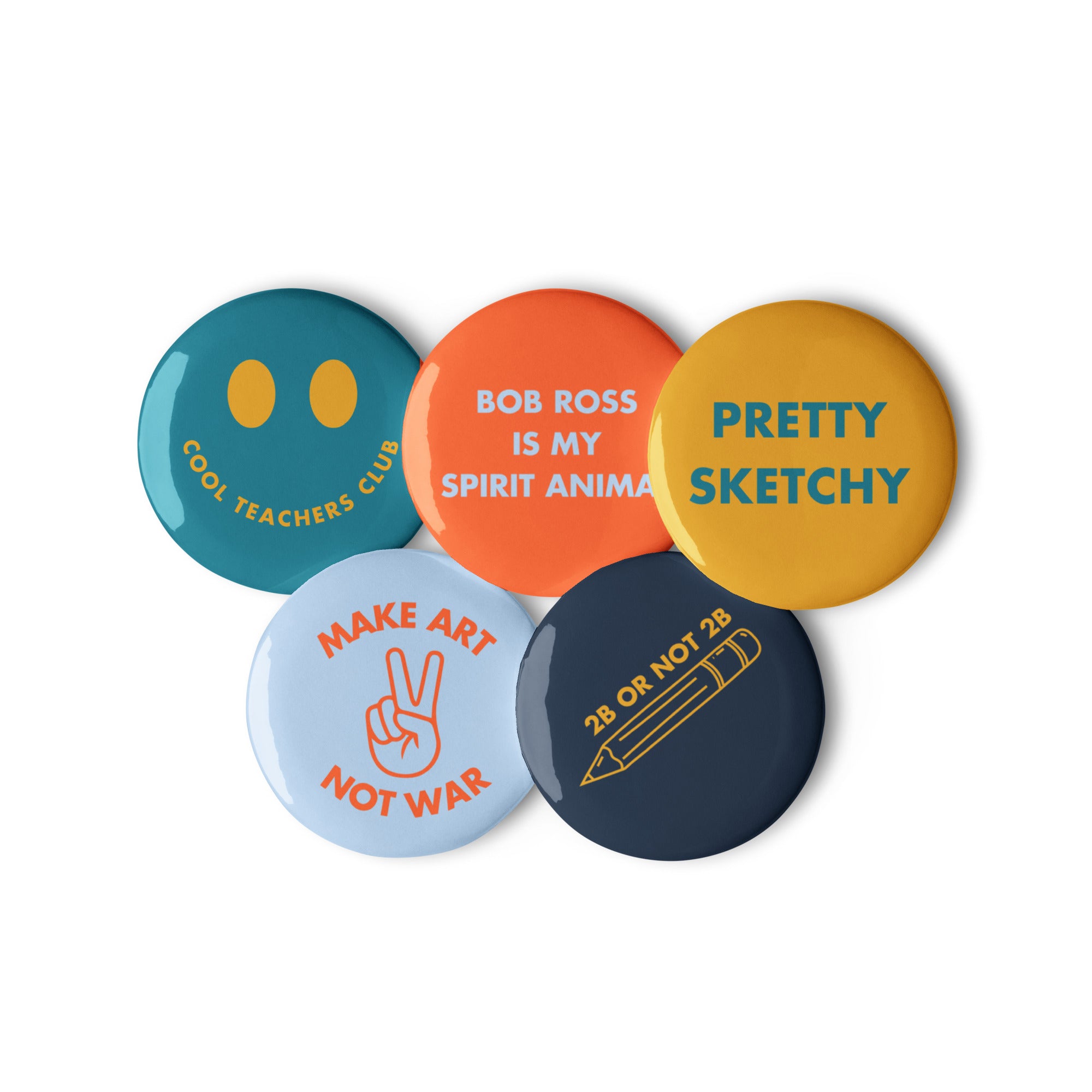 'Art Teacher' Set of badges (v2).