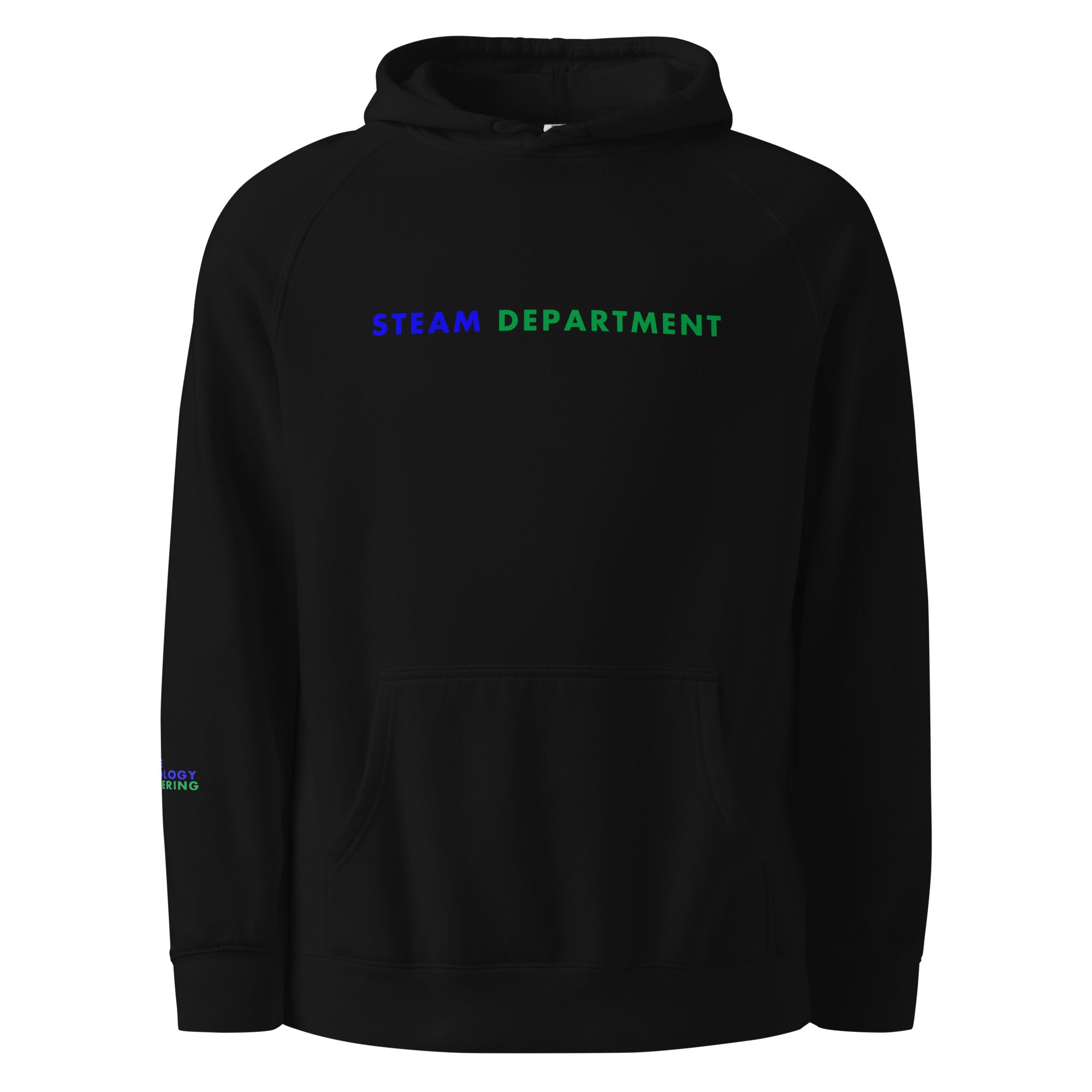 'STEAM Department' Unisex hoodie.