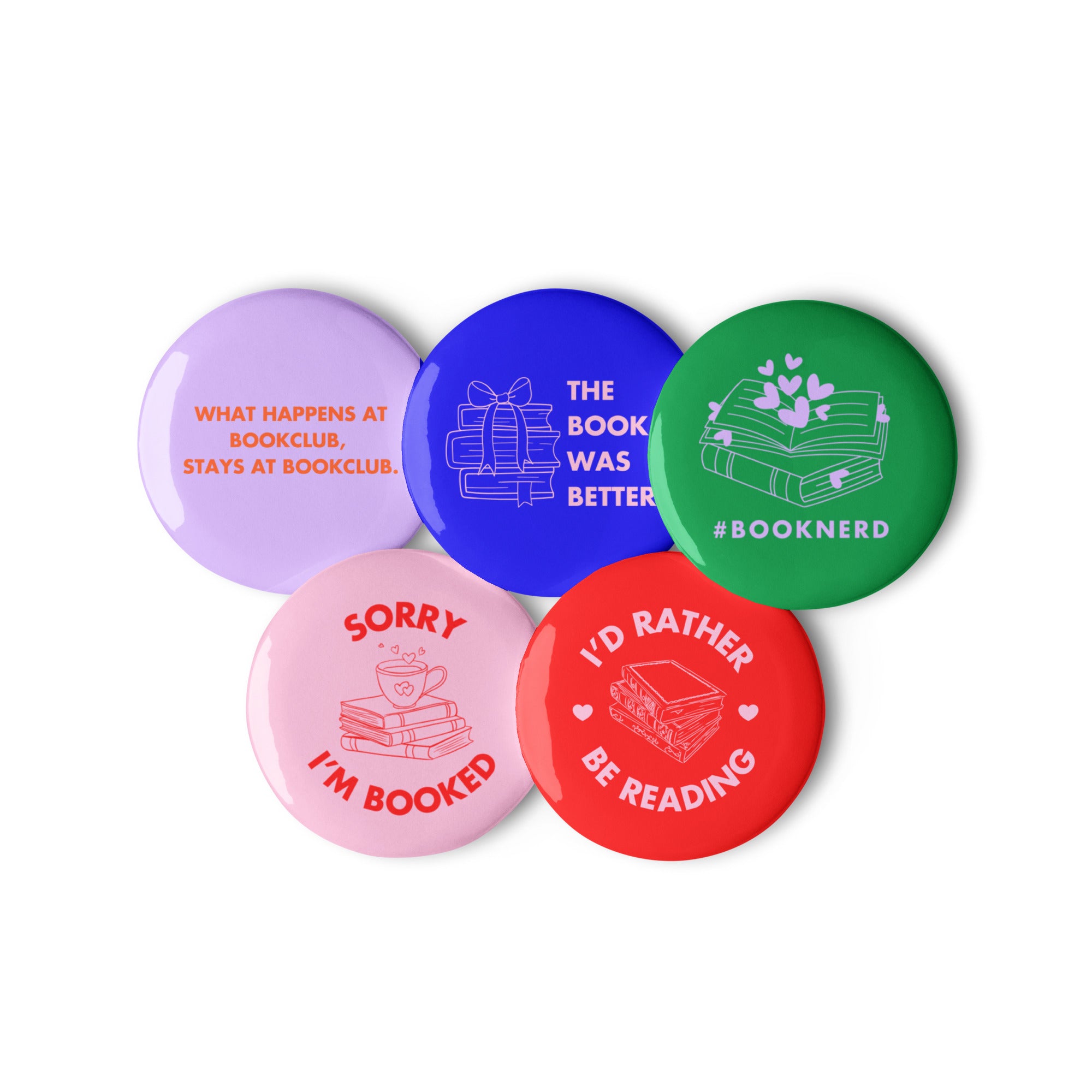 Book Club Badges.