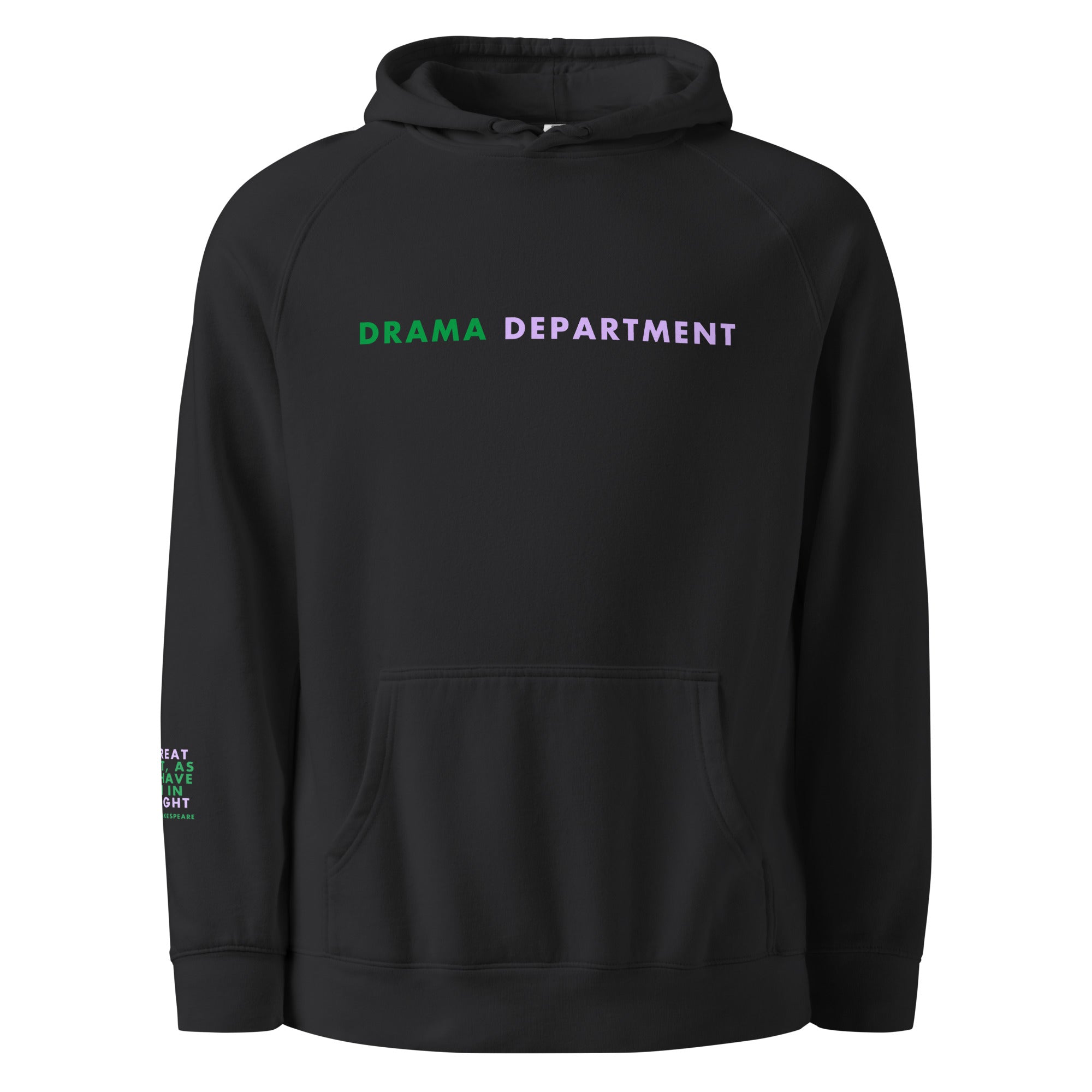 'Drama Department' Unisex hoodie.