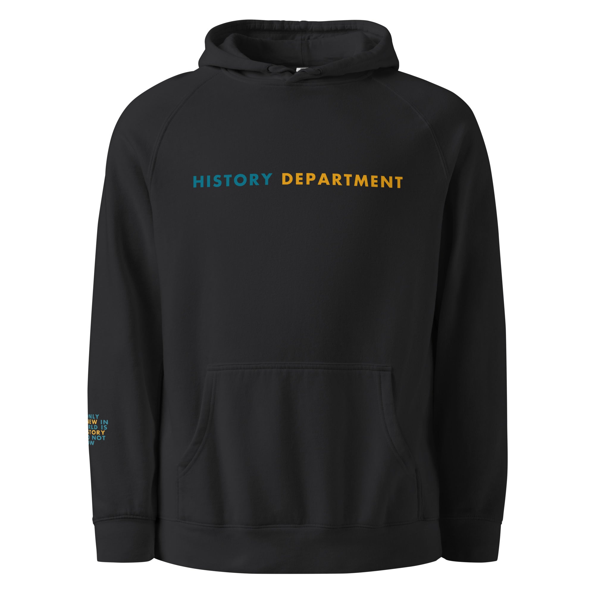 'History Department' Unisex hoodie.