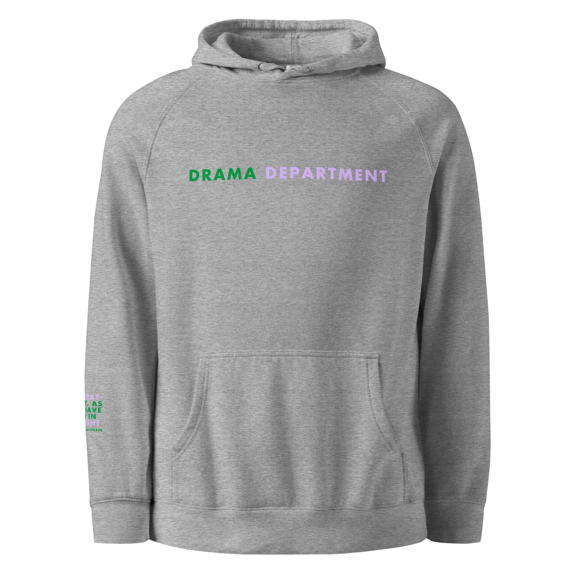 'Drama Department' Unisex hoodie.
