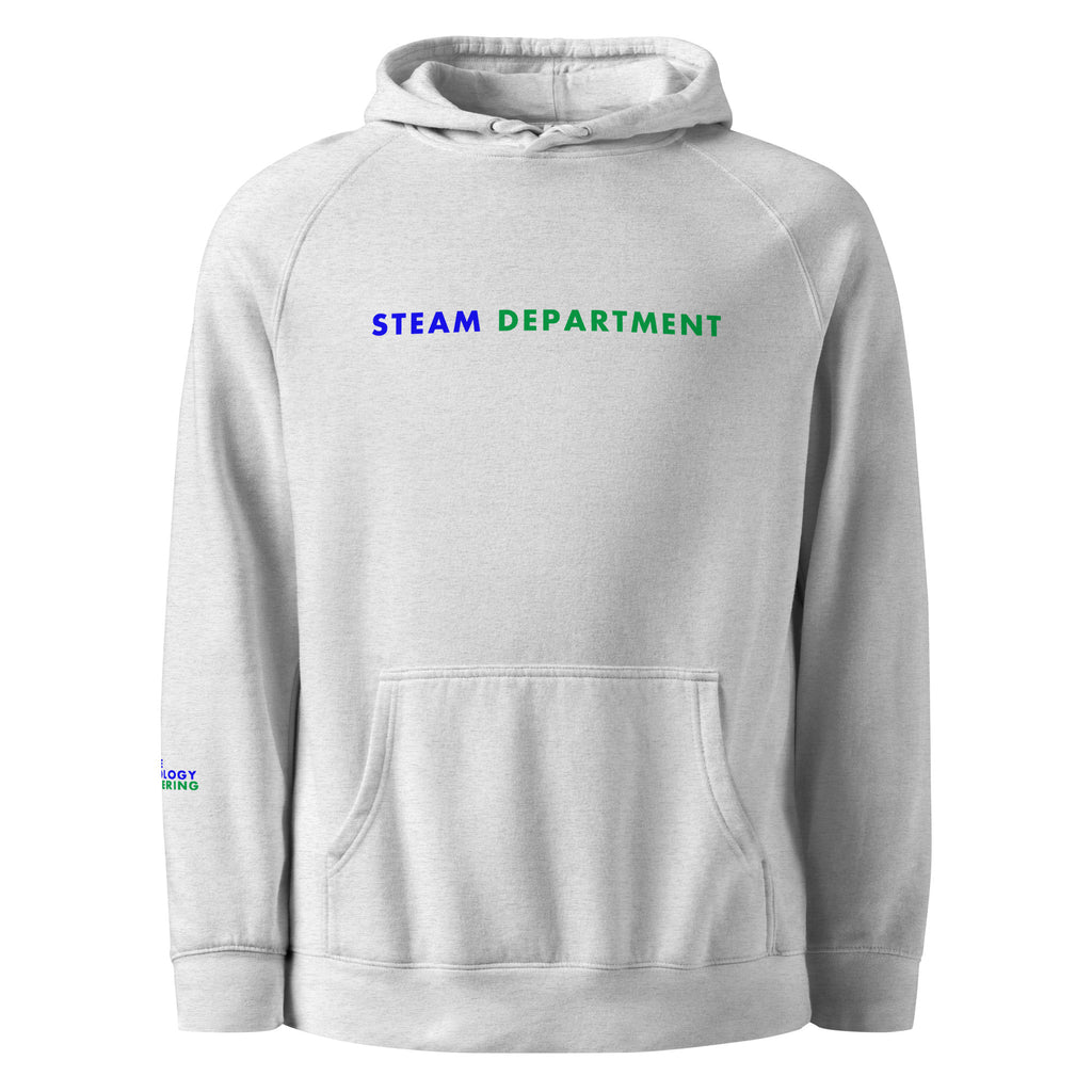 'STEAM Department' Unisex hoodie.