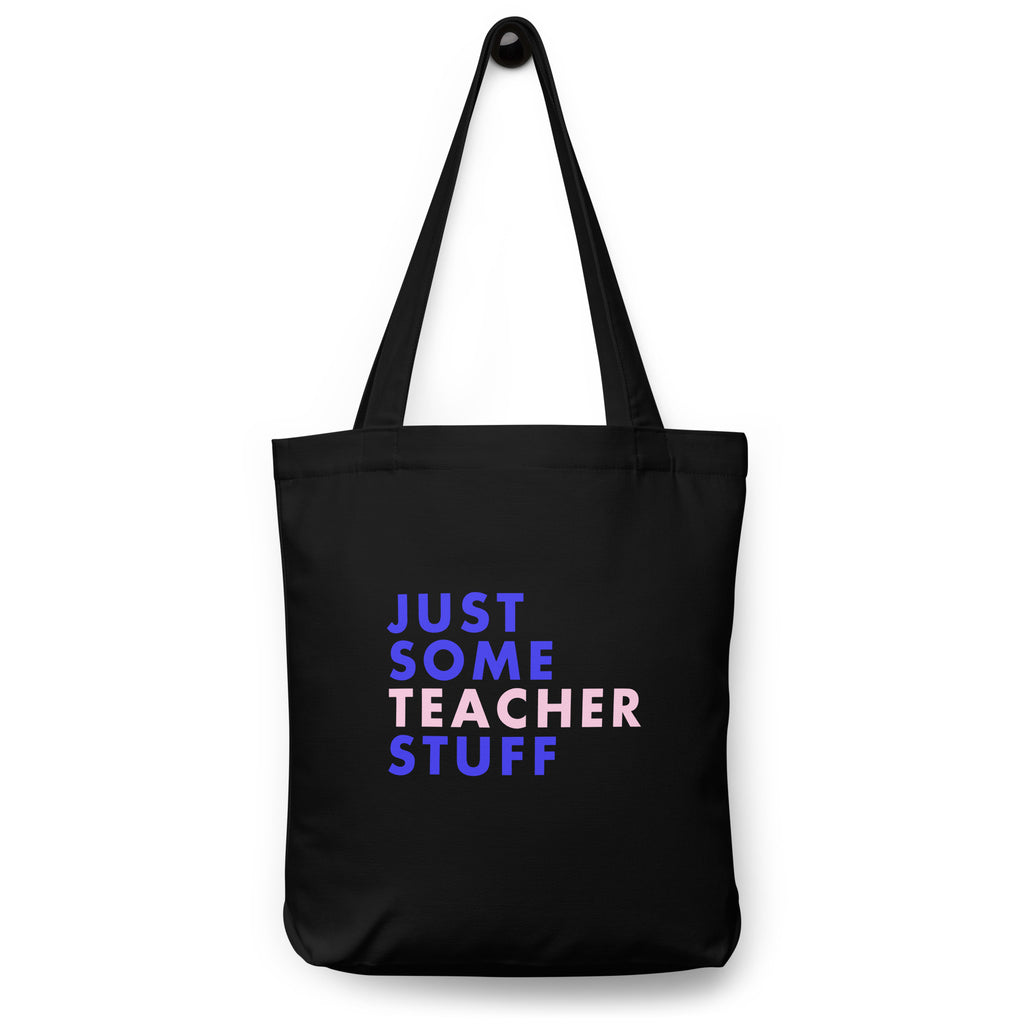 Teacher Stuff Tote (Lilac/Pink).