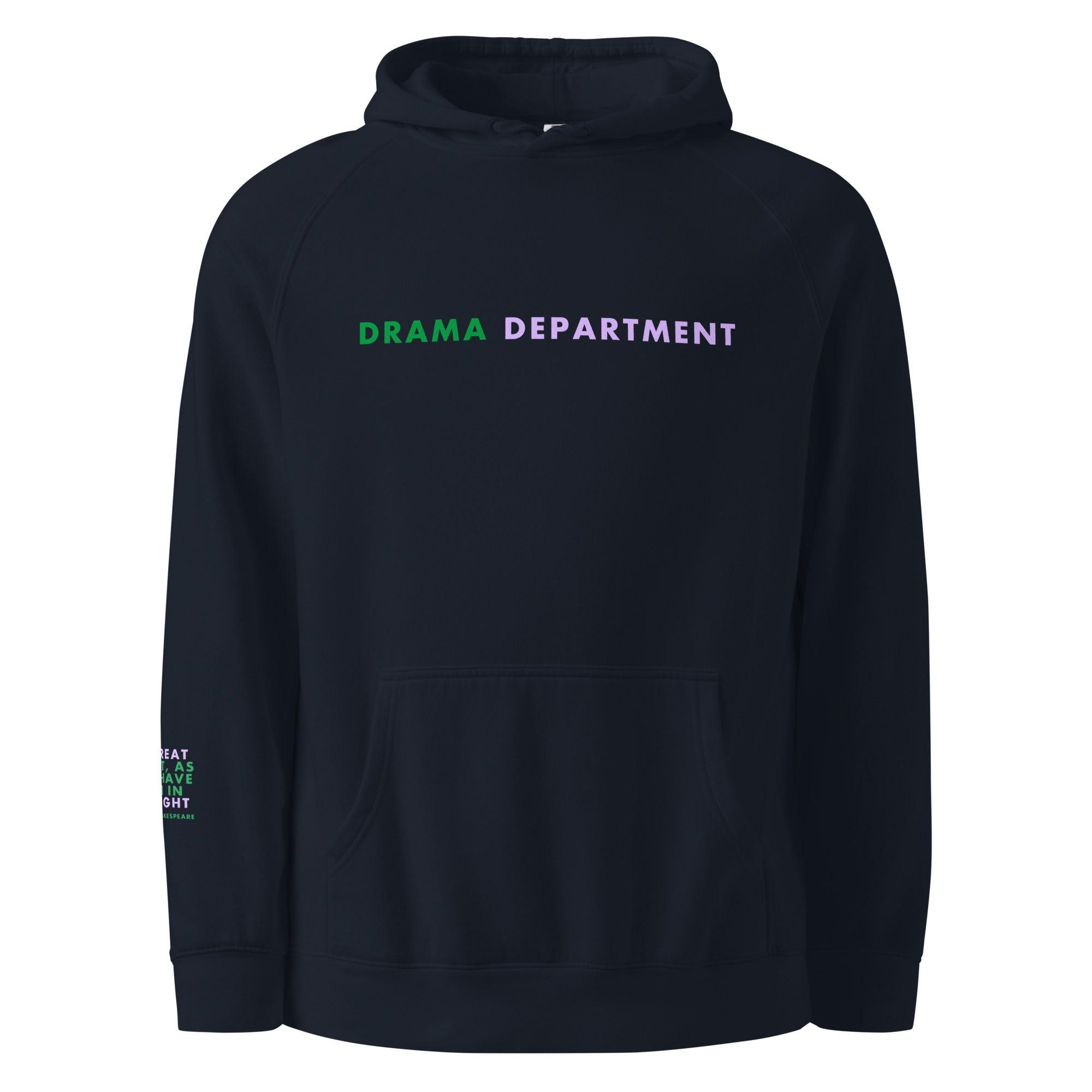 'Drama Department' Unisex hoodie.