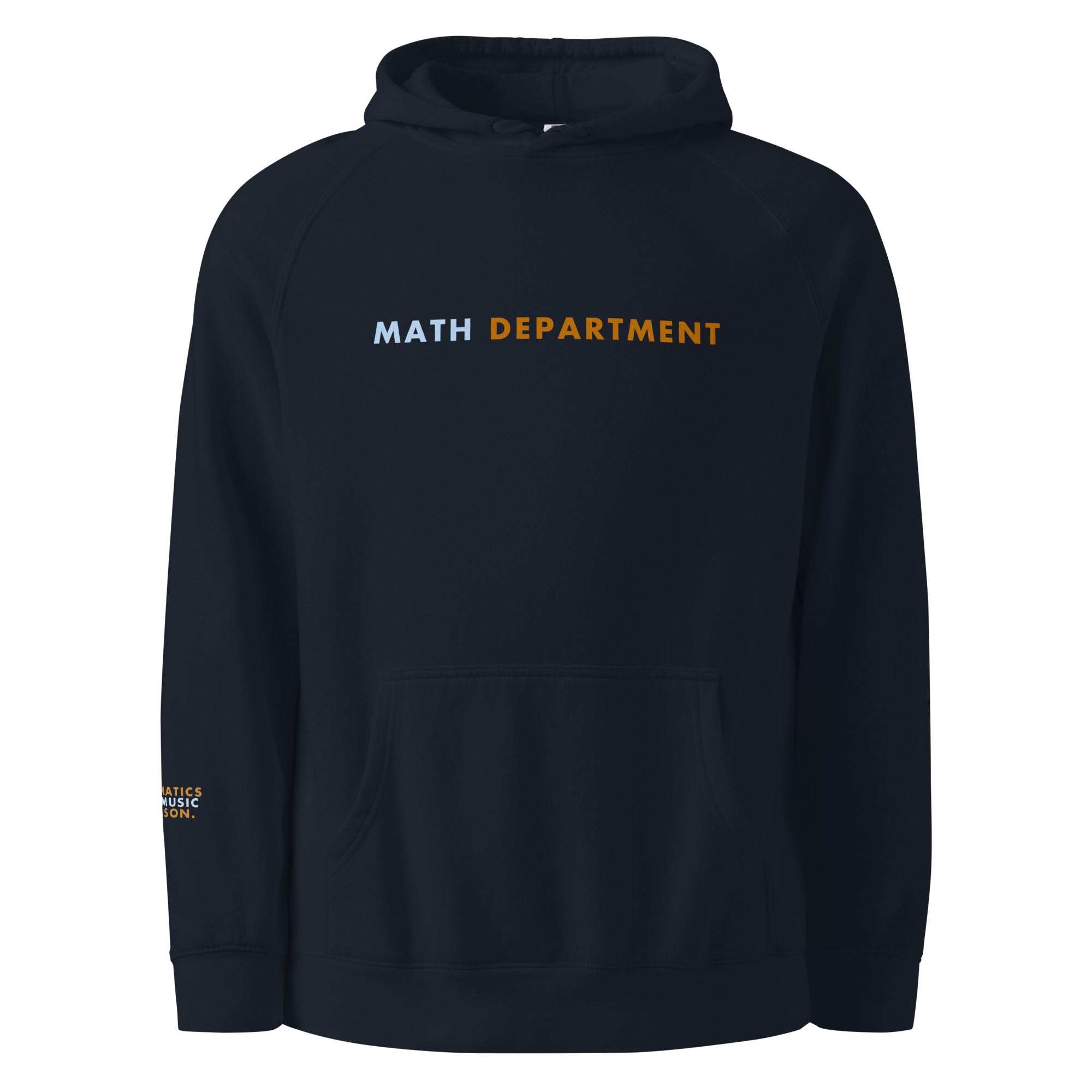 'Math Department' Unisex hoodie.