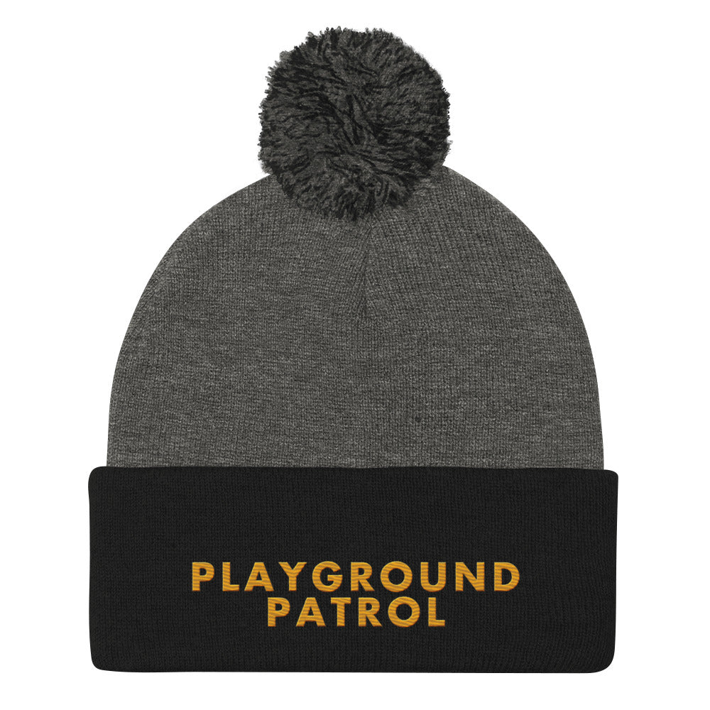 Playground Patrol Pom-Pom Beanie.