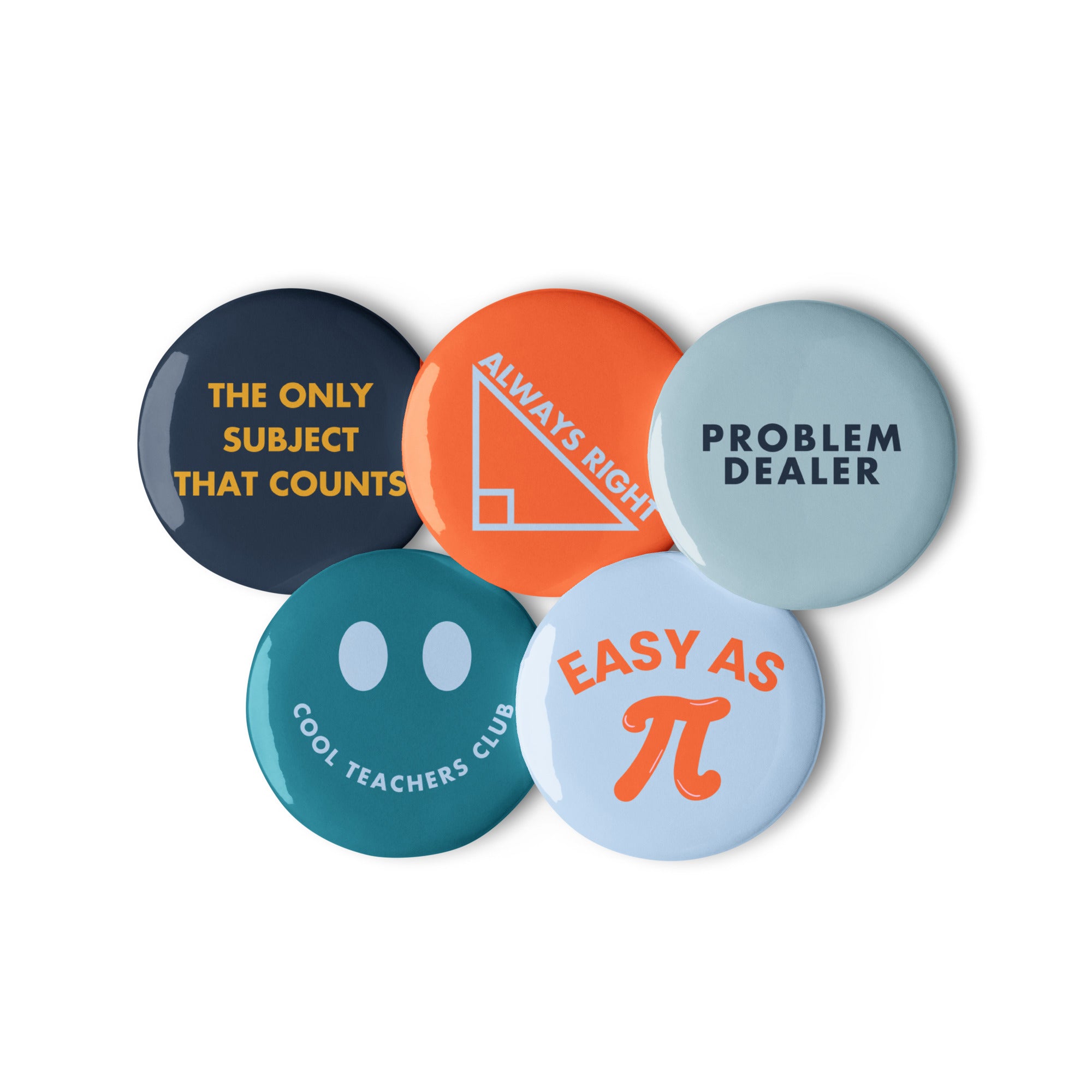 'Math Teacher' Set of badges (v2).